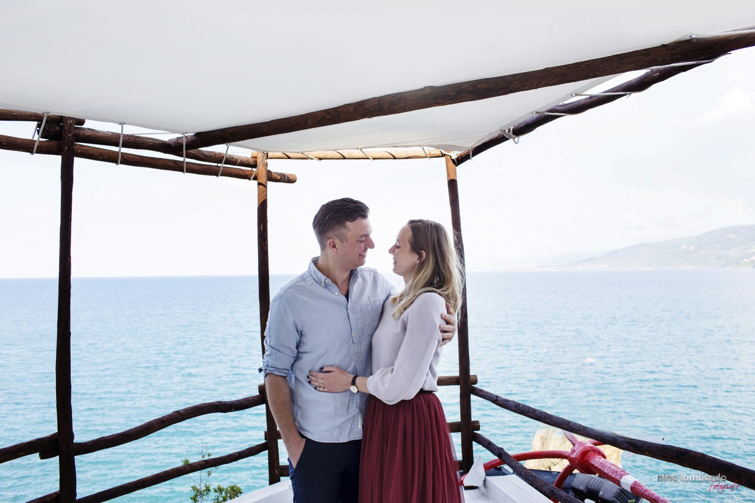 Servizio fotografico per una proposta di fidanzamento a sorpresa all'Hotel Kalura di Cefalù e shooting in spiaggia