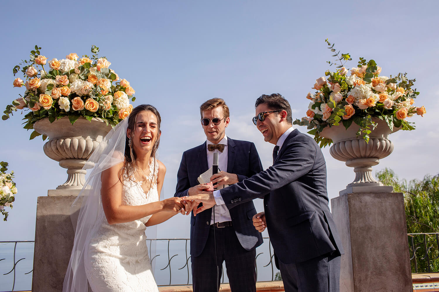 Real Emotions capturing by Best Wedding Photographer in Sicily