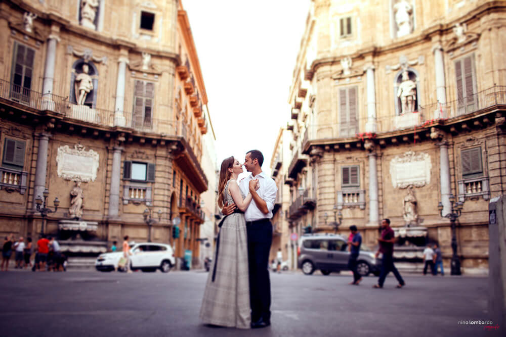 Palermo engagement photo shoot in Italy