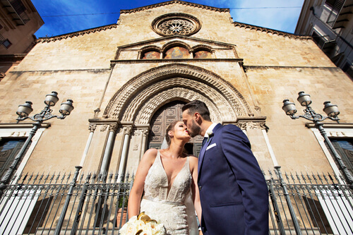 Sposi a San Francesco, fotografo di matrimonio a Palermo