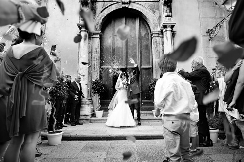 Reportage del fotografo Matrimonio Trapani alla Chiesa Badia Nuova in Sicilia