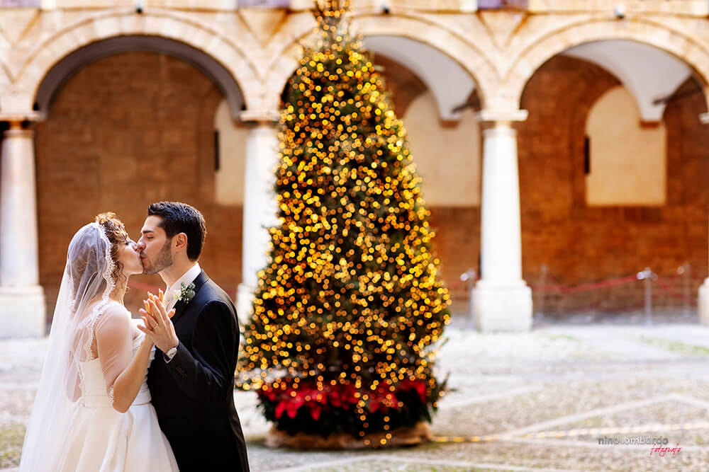 Fotografia Cappella Palatina per nozze invernali a Palermo