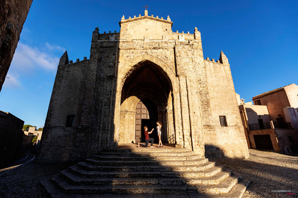 Erice Cathedral and marriage proposal