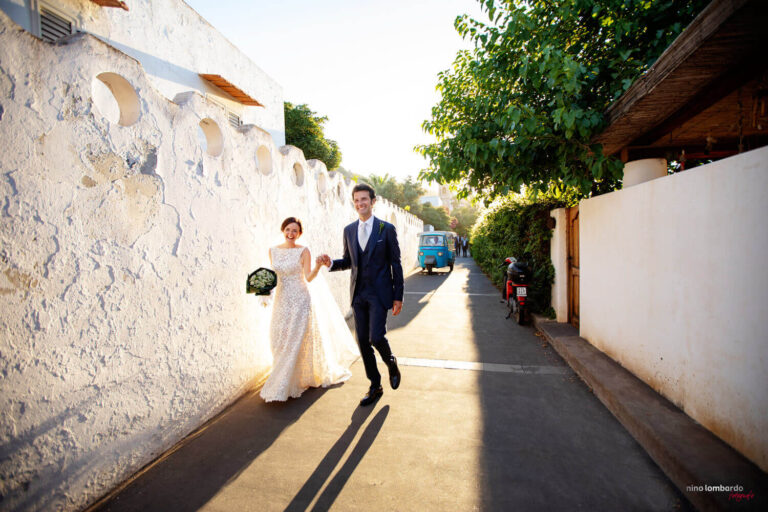 Photo shoot for Destination Wedding in Stromboli