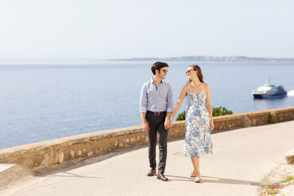 Levanzo marriage proposal and shooting in Western Sicily