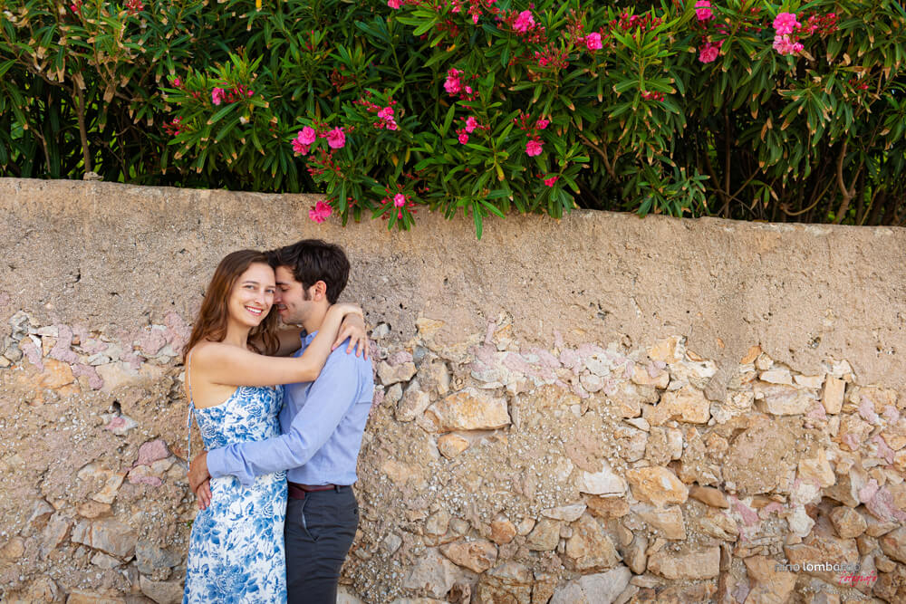 Engagement photo session in western Sicily