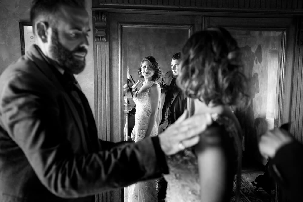 Foto preparativi sposa a Siculiana in bianco e nero fotografo matrimonio Sicilia Nino Lombardo
